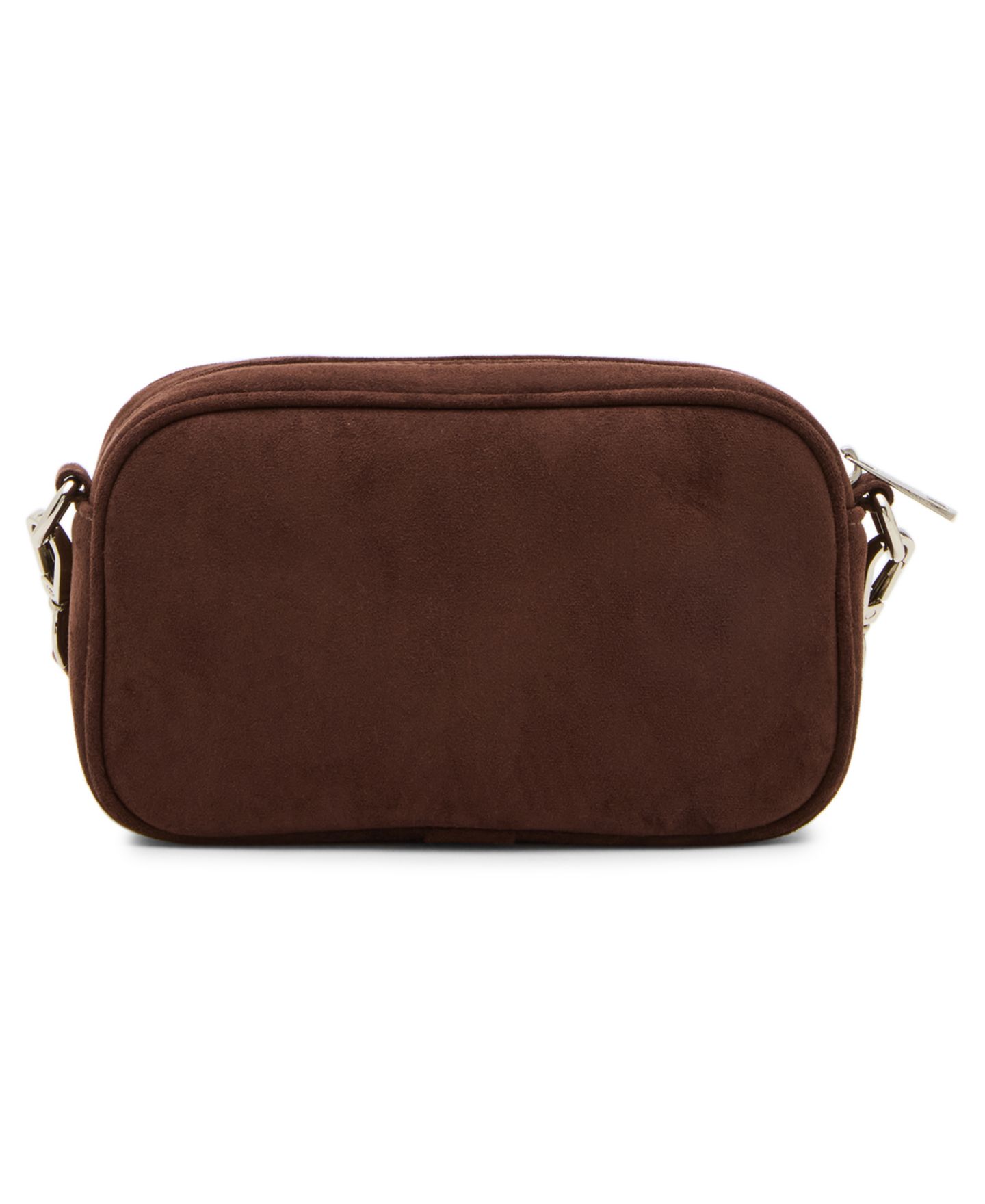 Женская сумка Madden Girl Faux Suede Small Adjustable Strap Crossbody Camera, цвет: Тёмный коричневый — фото 2