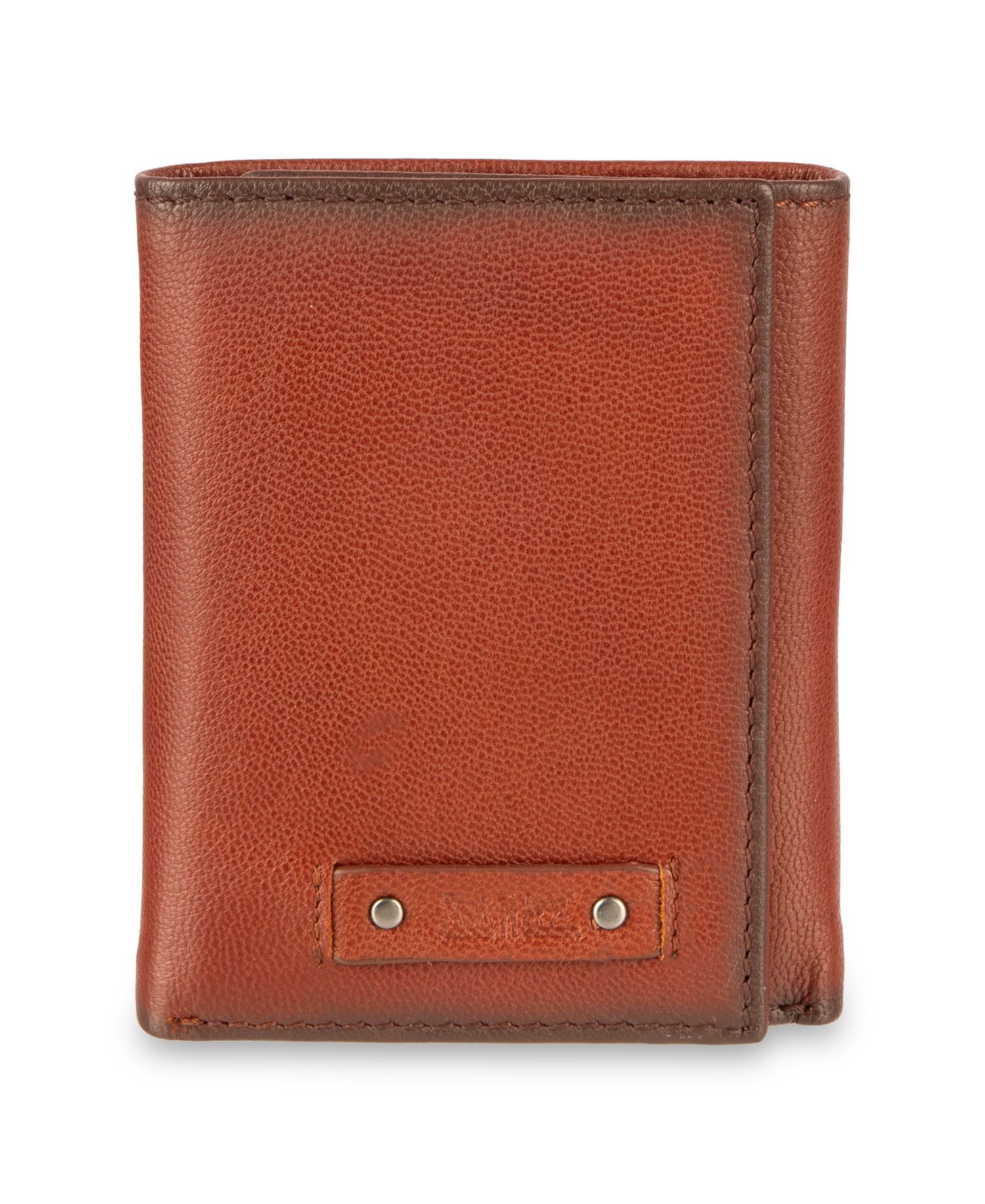 Men's RFID-Blocking Extra-Capacity Genuine Leather Trifold Wallet