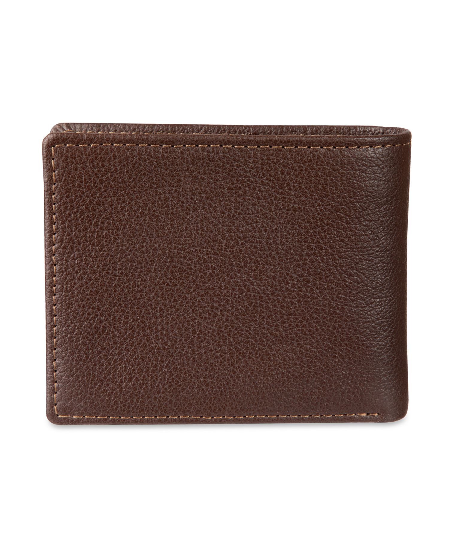 Men's RFID-Blocking Leather Bifold Wallet