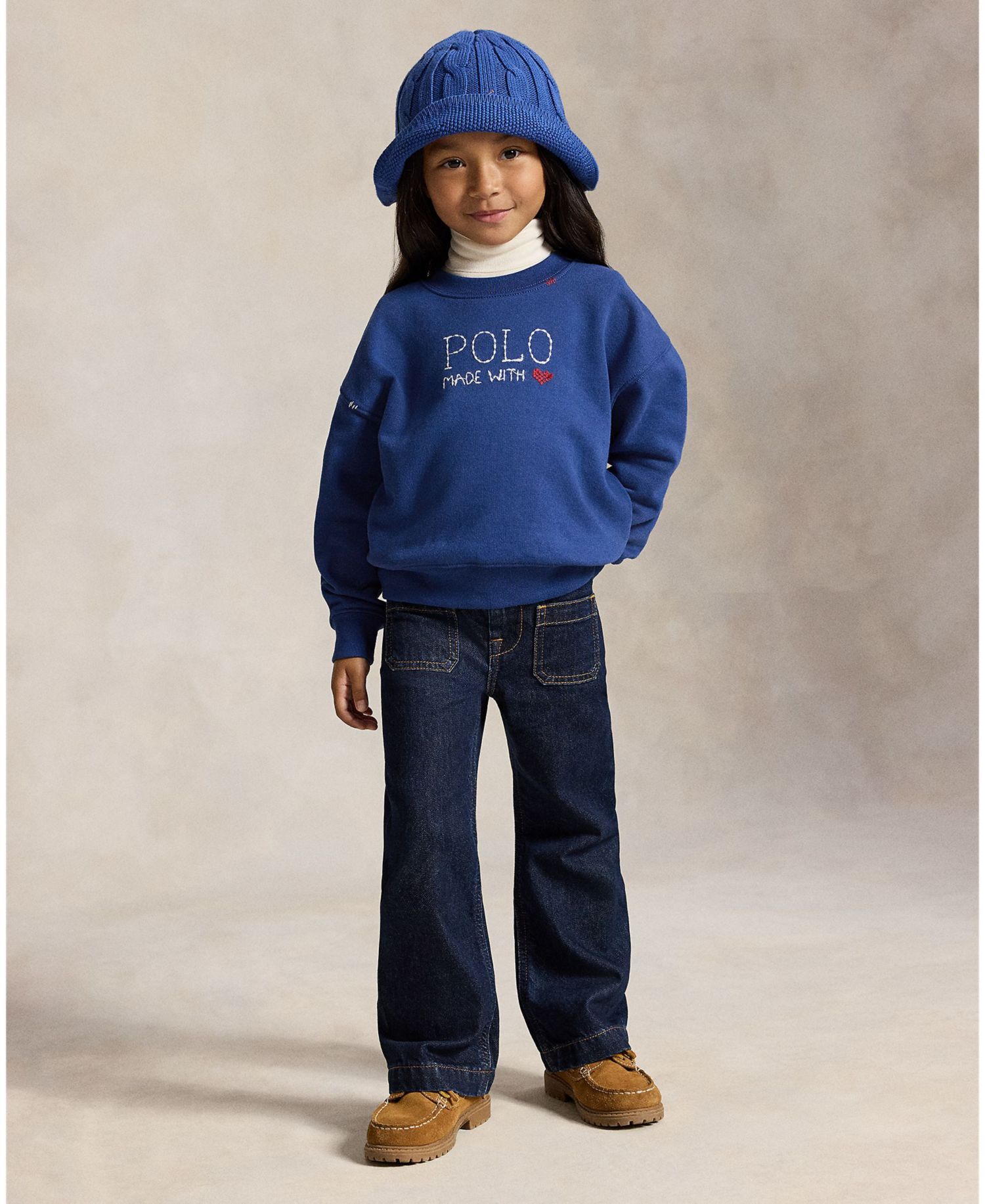 Girls' 2T-6X Logo Fleece Sweatshirt