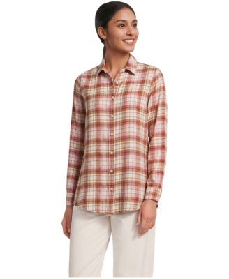 Women's Flannel Boyfriend Long Sleeve Shirt