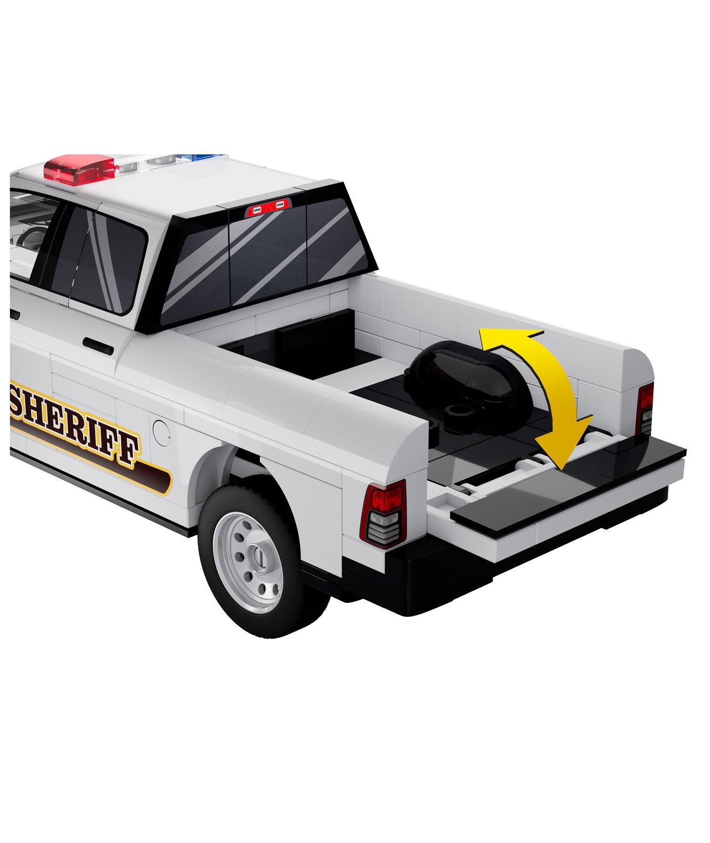 Детский конструктор COBI Ram 1500 Hemi Sheriff 1:35 Scale Collector Model 211-Piece Building Set, Ages 7+ — фото 5