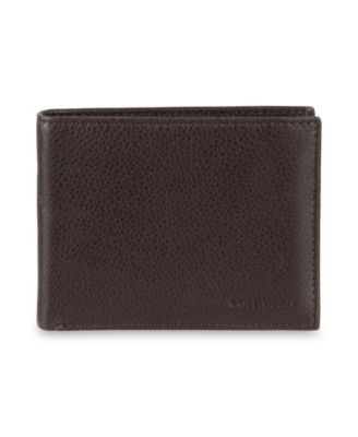 Men's Pebbled-Leather Bifold Wallet