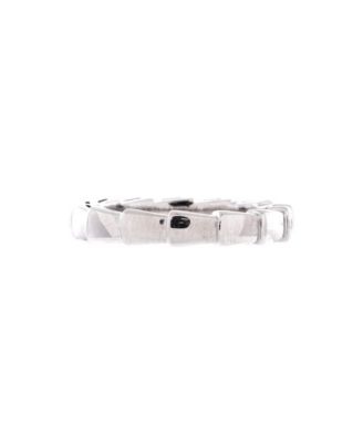 Serpenti Viper Wedding Band in 18K White Gold
