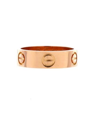 Love Band Ring in 18K Rose Gold