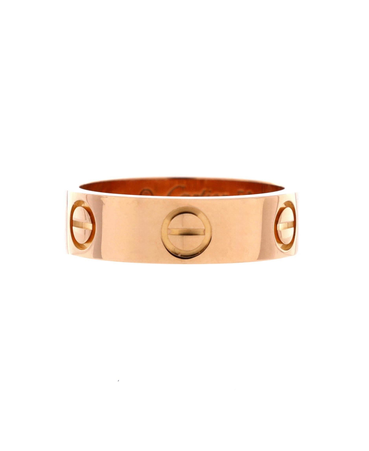 Pre-Owned Cartier Love Band Ring in 18K Rose Gold - 18k rose gold