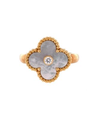 Pre-Owned Van Cleef and Arpels Vintage Alhambra Ring