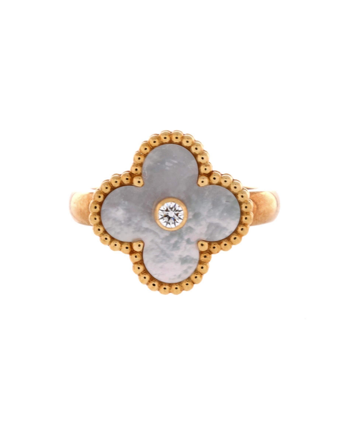 Pre-Owned Van Cleef and Arpels Vintage Alhambra Ring - 18k yellow gold