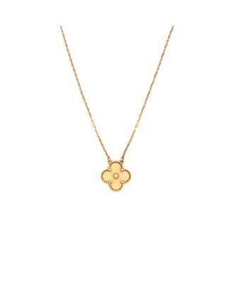 Pre-Owned Van Cleef and Arpels Vintage Alhambra Pendant Necklace