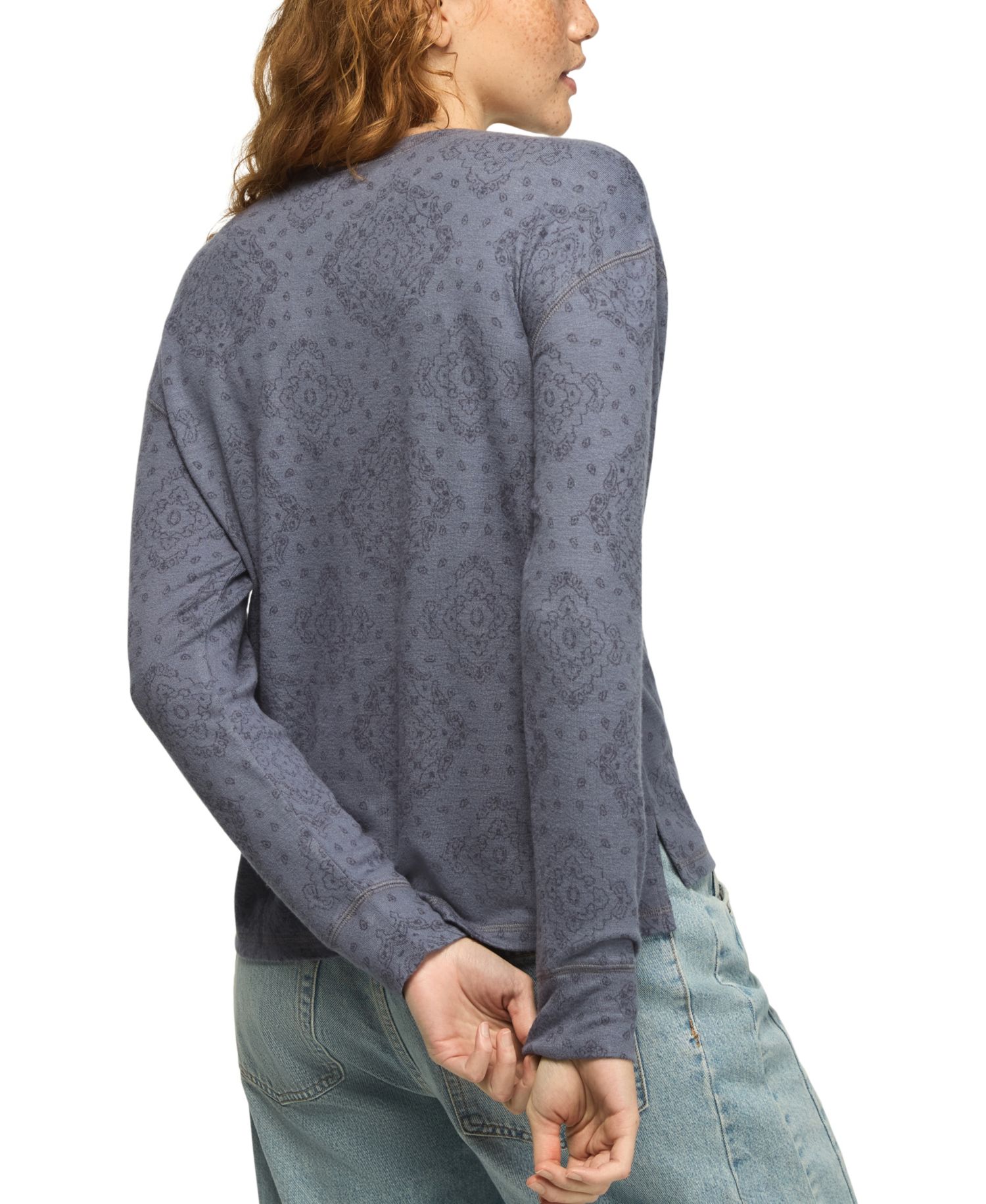 Women's Cloud Long-Sleeve Crewneck T-Shirt
