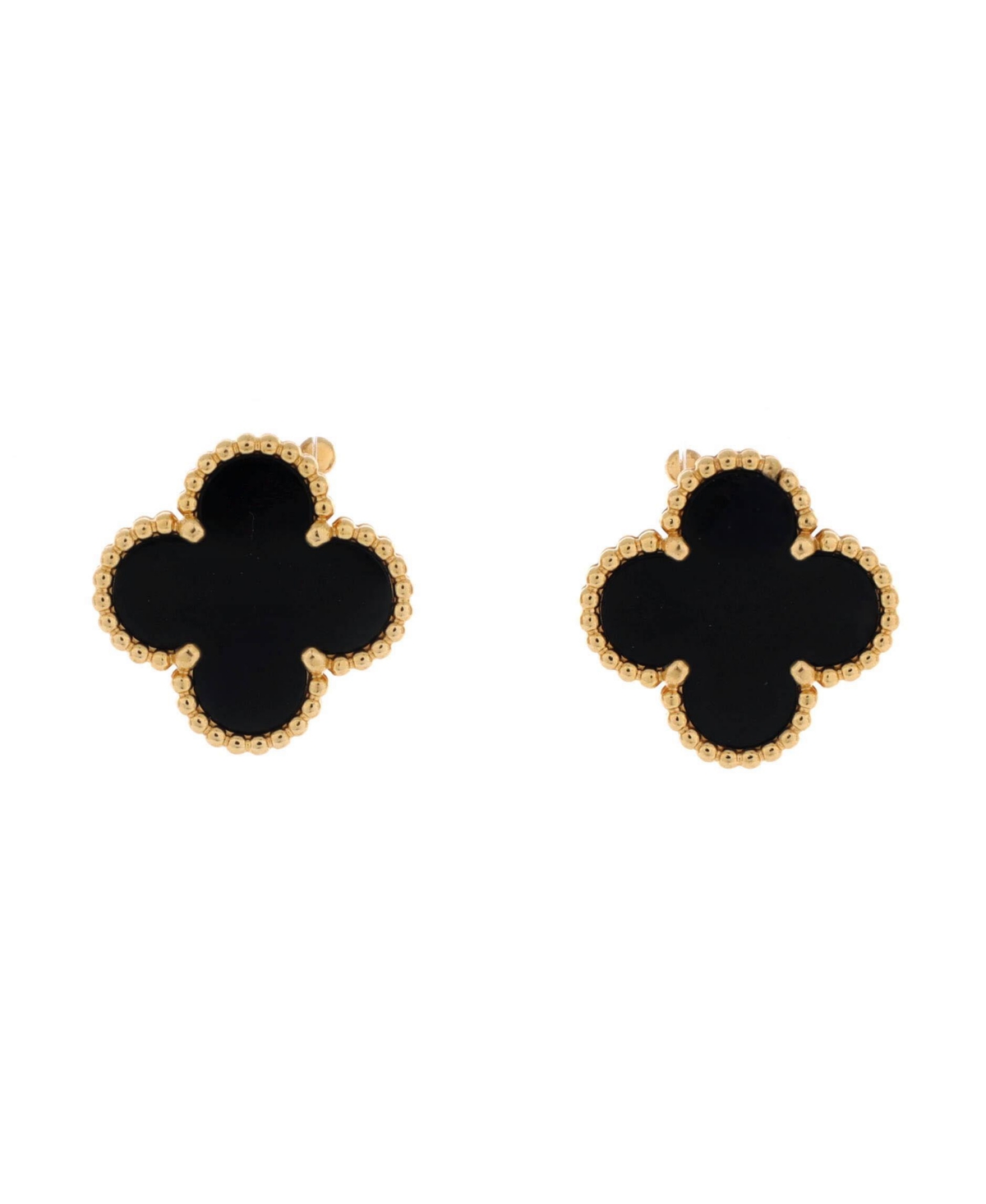 Pre-Owned Van Cleef and Arpels Vintage Alhambra Earrings - 18k yellow gold