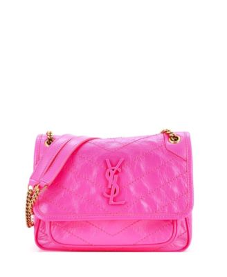 Baby Niki Chain Flap Bag Matelasse Chevron Leather