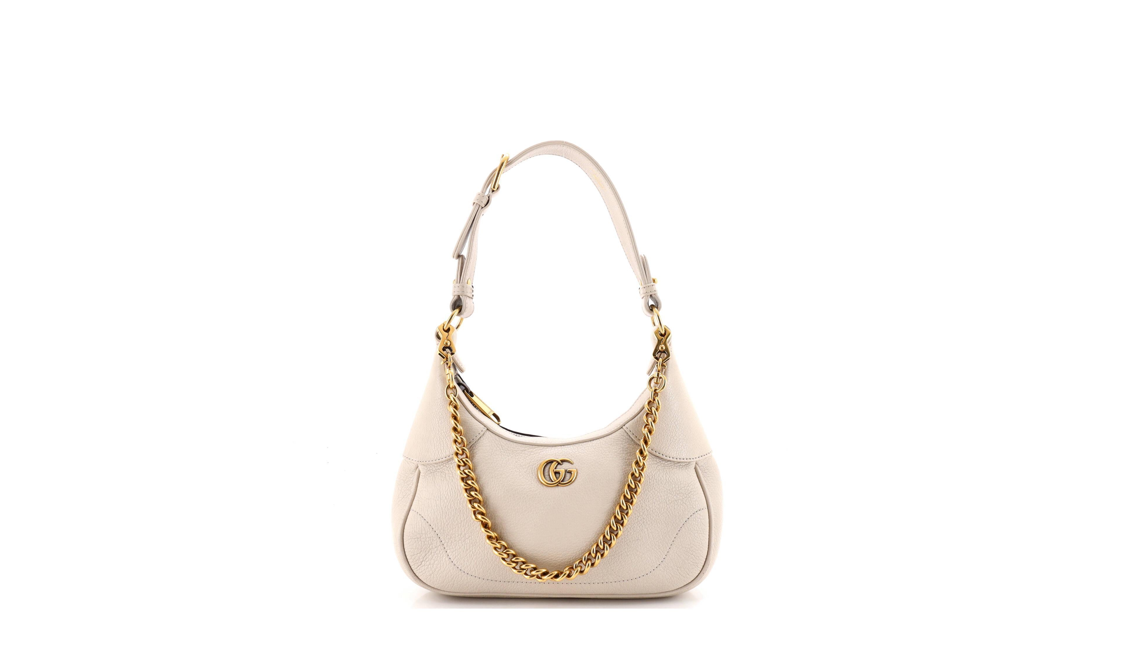 Pre-Owned Gucci Small Aphrodite Shoulder Bag Leather