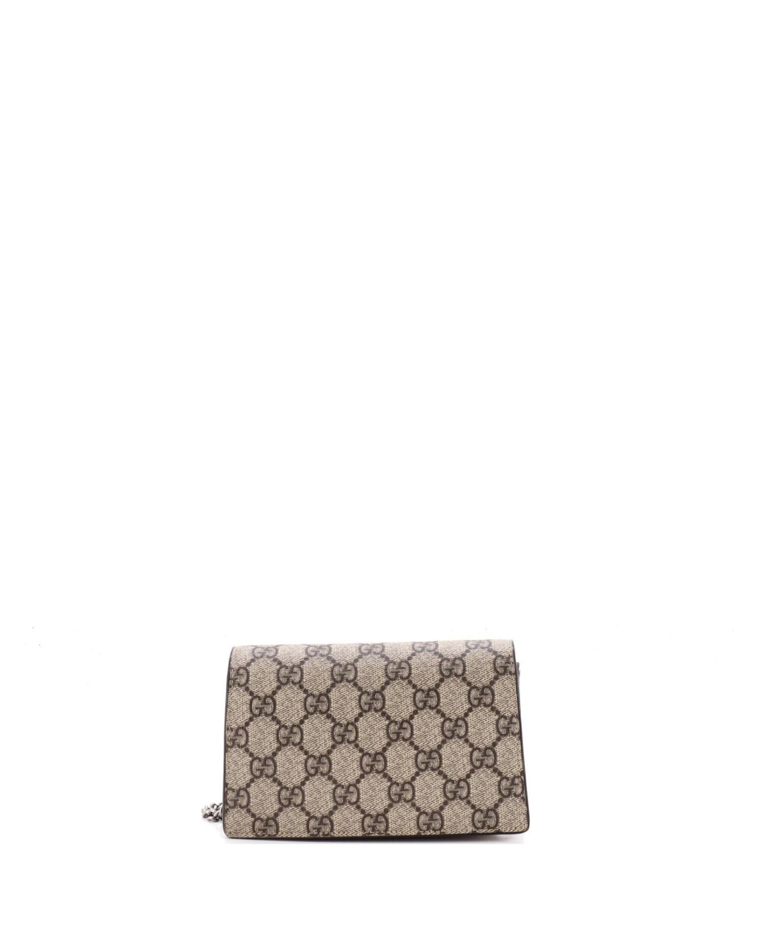 Super Mini Dionysus GG Coated Canvas Crossbody Bag