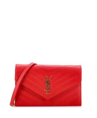 Classic Monogram Matelasse Chevron Crossbody Wallet on Chain