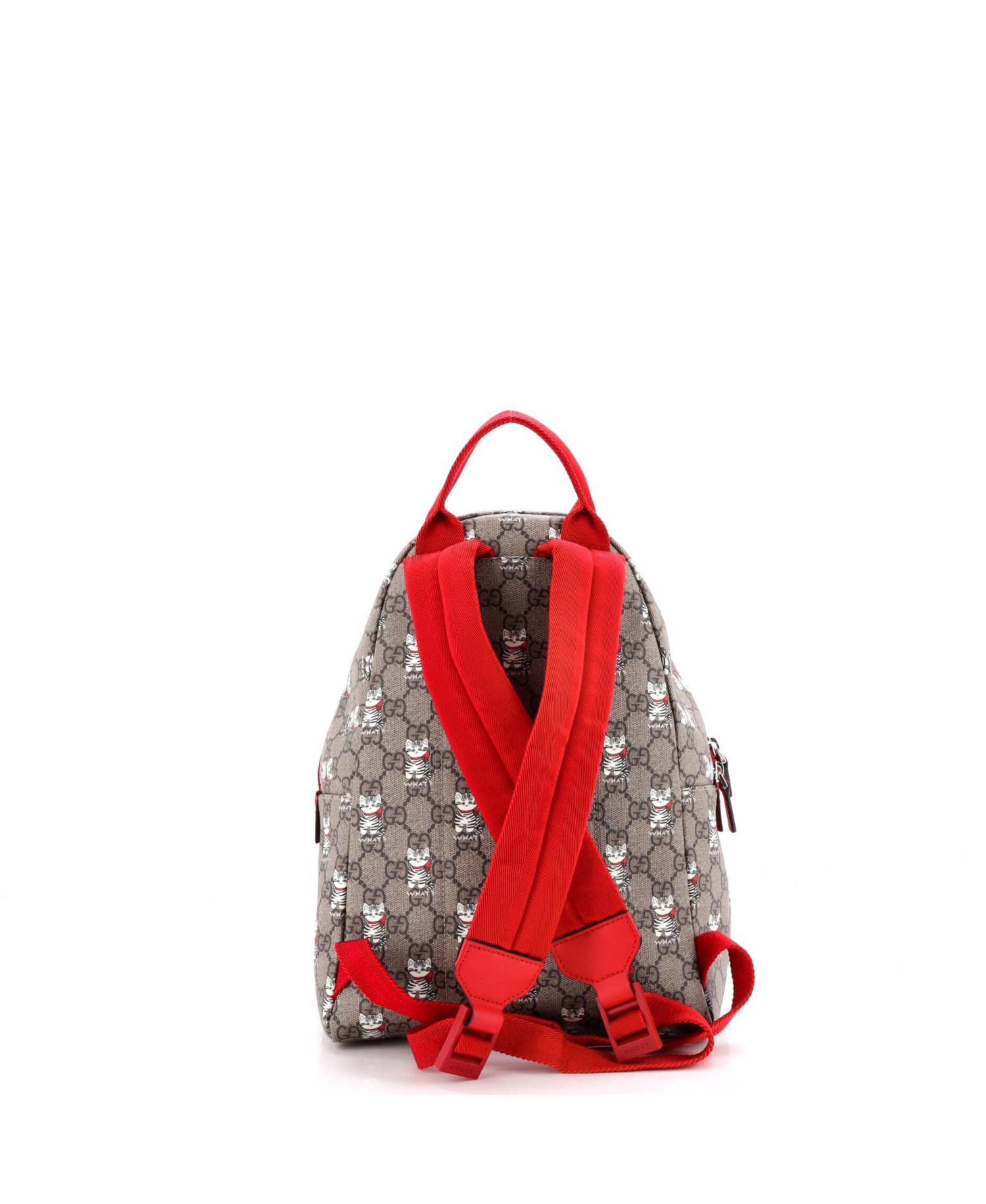 Small Children's Zip Backpack Printed GG Coated Canvas