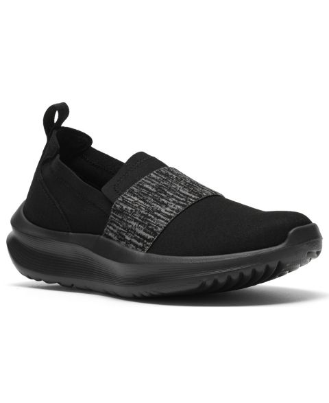 Женские кроссовки Clarks Solevana Lily Slip-On Walking, цвет: Чёрный