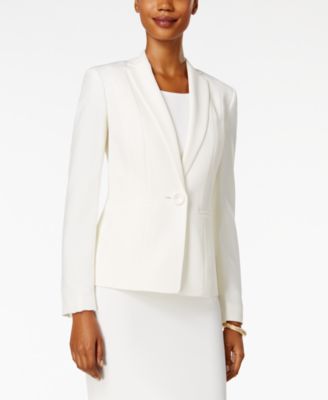 plus size crepe blazer