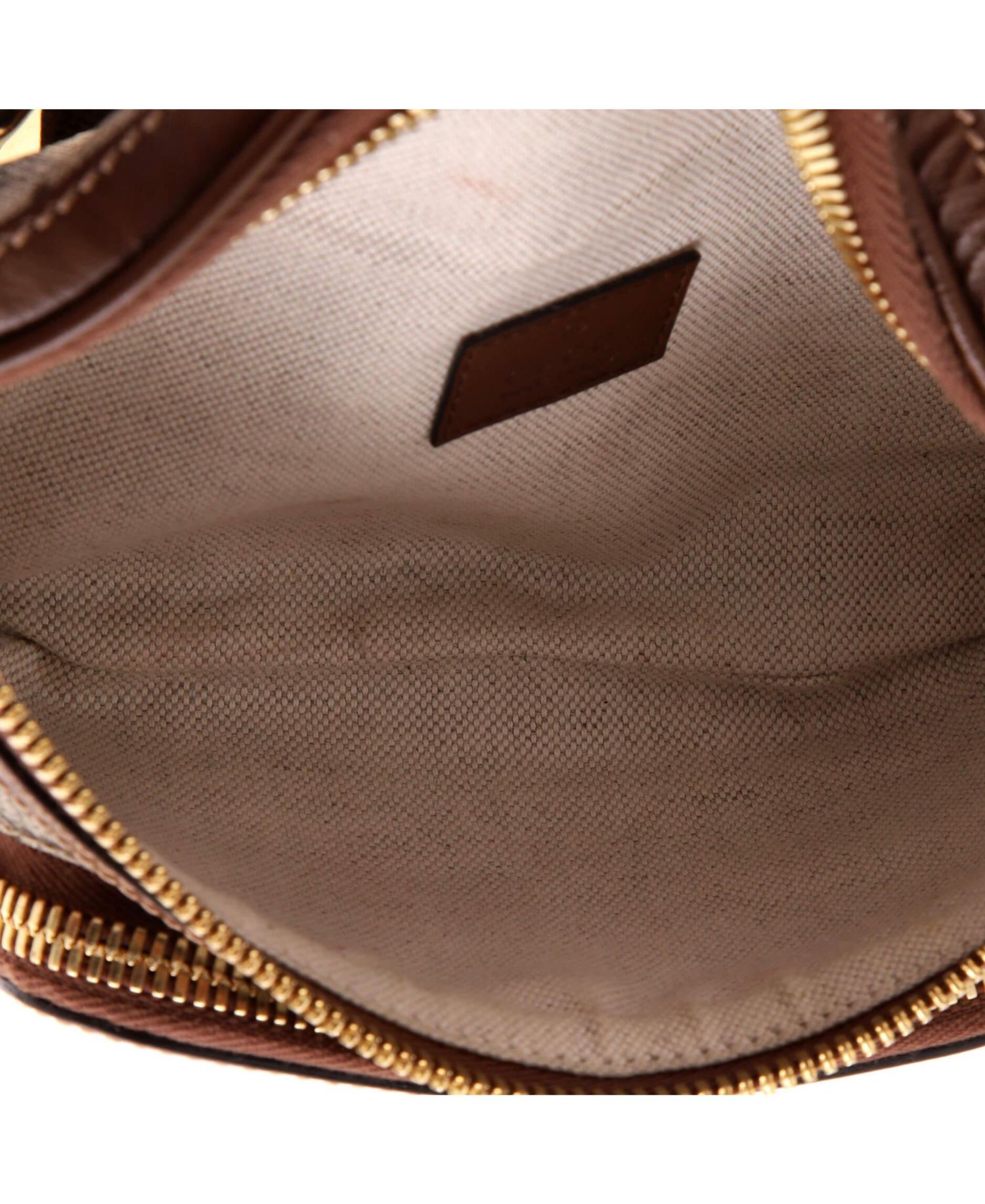 Large Interlocking G Patch Belt Bag GG Coated Canvas