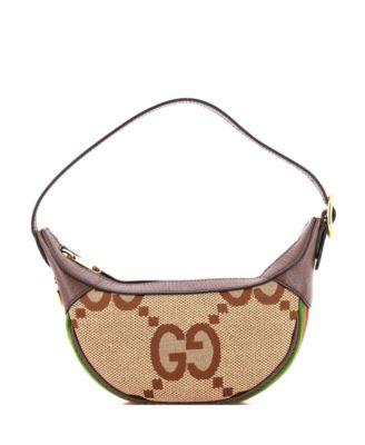 Mini Ophidia Half Moon Bag Jumbo GG Canvas
