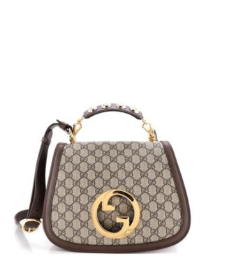 Medium Blondie NM Top Handle Bag GG Coated Canvas