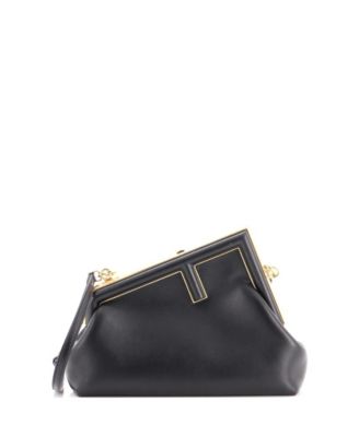 First Small Leather Crossbody Clutch