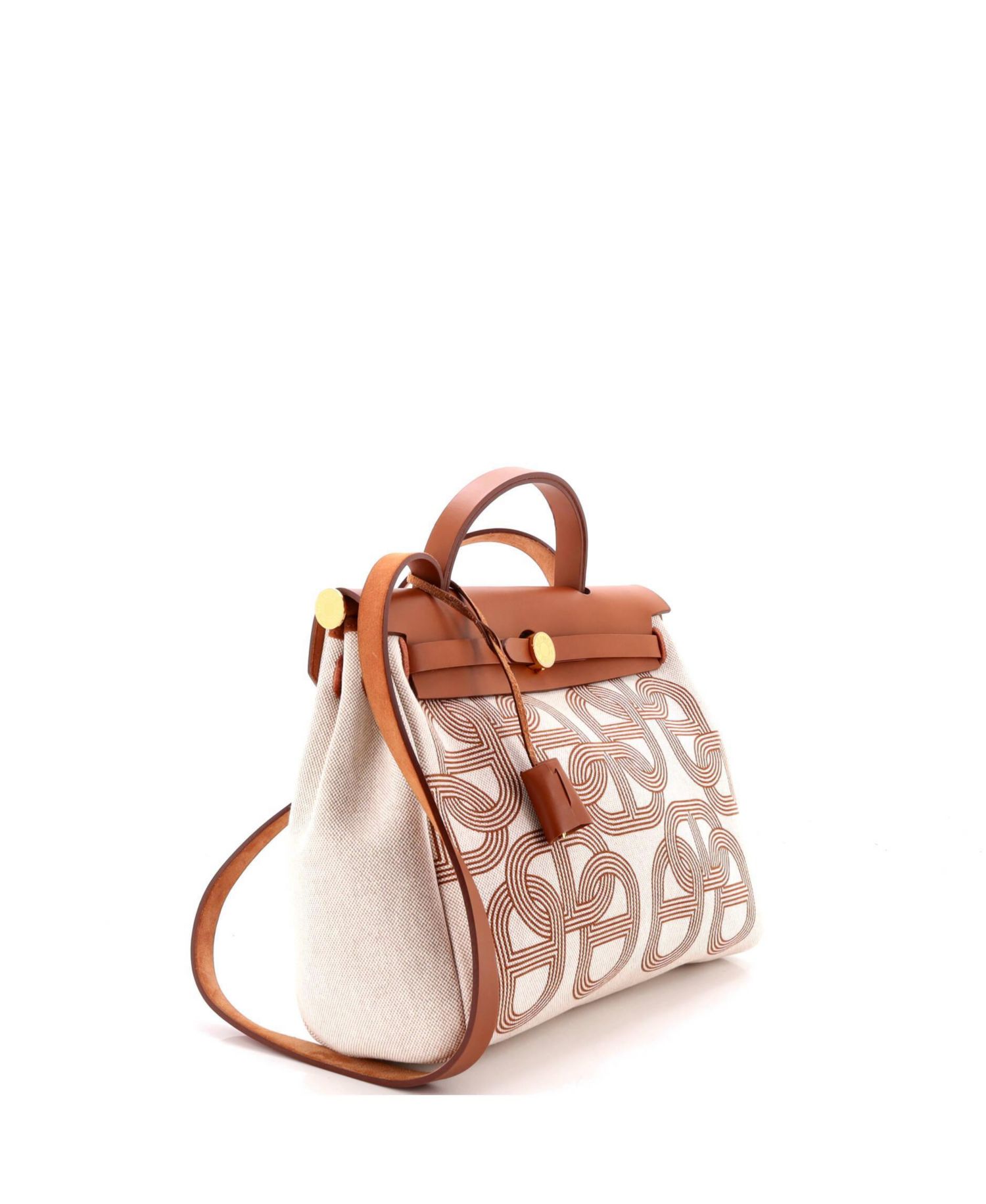 Pre-Owned Hermes 31 Herbag Zip Circuit 24 Vache Hunter and Leather
