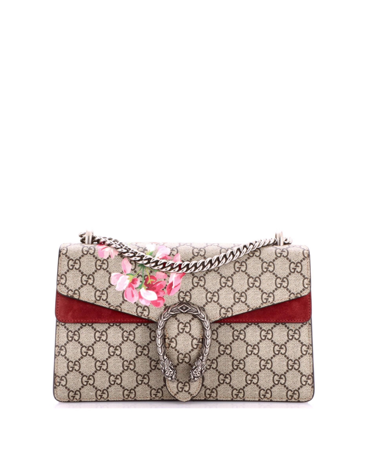 Pre-Owned Gucci Dionysus Blooms Print Small Shoulder Bag - Brown