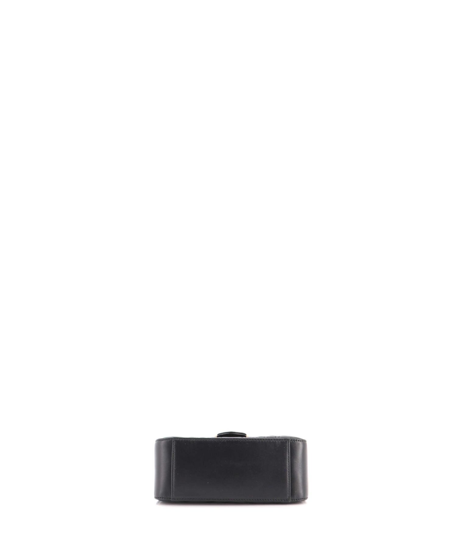 GG Marmont Mini Top Handle Flap Matelass&eacute; Leather Bag