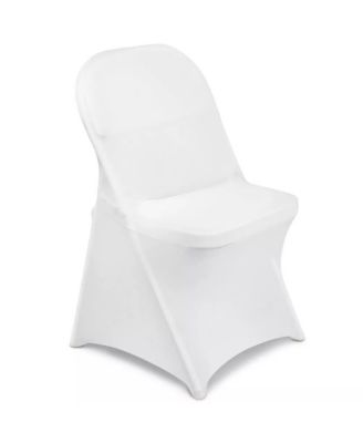 12-Pack Stretch Spandex Slipcovers for Armless Folding Chairs