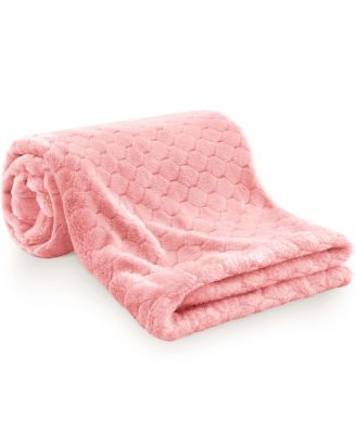 Souffle Fleece Baby Blanket for Boys, Girls, 30x40 Soft Nursery Toddler Blankets for Newborns, Stroller, Car Seat, Travel
