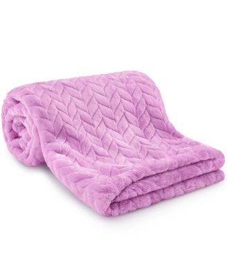 Souffle Fleece Baby Blanket for Boys, Girls, 30x40 Soft Nursery Toddler Blankets for Newborns, Stroller, Car Seat, Travel