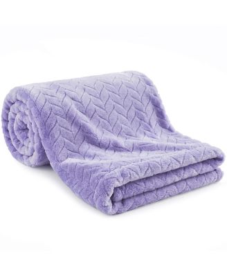 Souffle Fleece Baby Blanket for Boys, Girls, 30x40 Soft Nursery Toddler Blankets for Newborns, Stroller, Car Seat, Travel