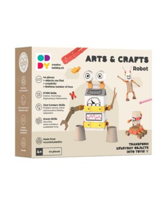 Robot Arts and Crafts Building Set, 44-Piece, Ages 4+