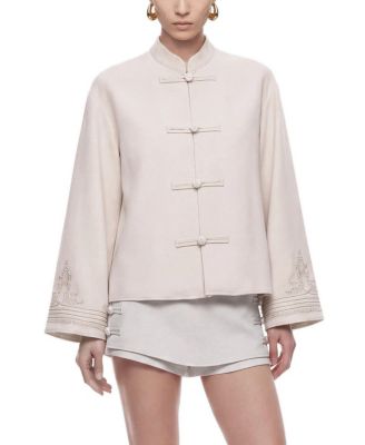 Women's Embroidered Oversized Jacket