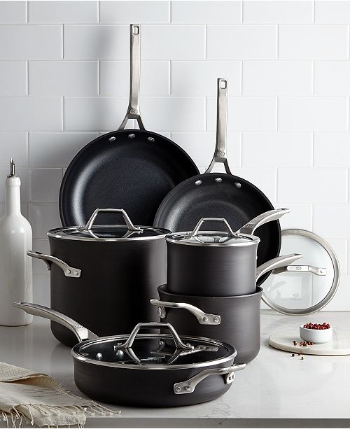 Calphalon Signature Nonstick 10 Piece Cookware Set & Reviews - Cookware Sets - Macy's