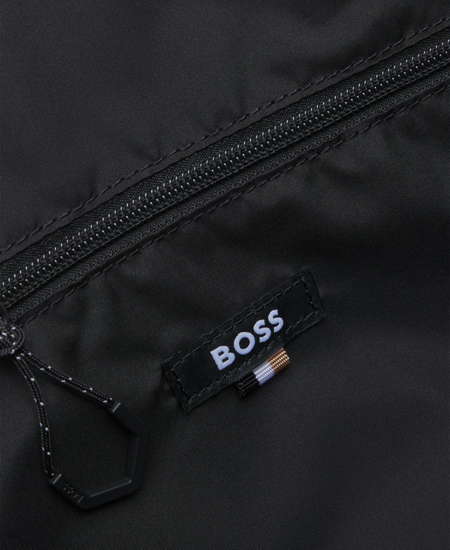 Мужская дорожная сумка Hugo Boss Stenson с регулируемым ремнём, цвет: Чёрный — фото 5