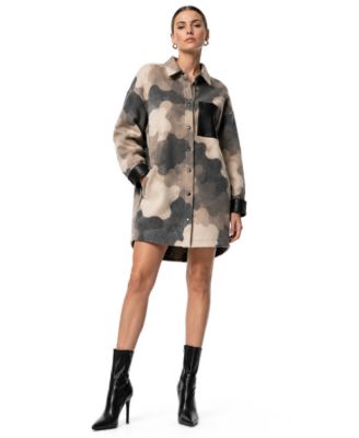 Women's CAMO COAT DRESS