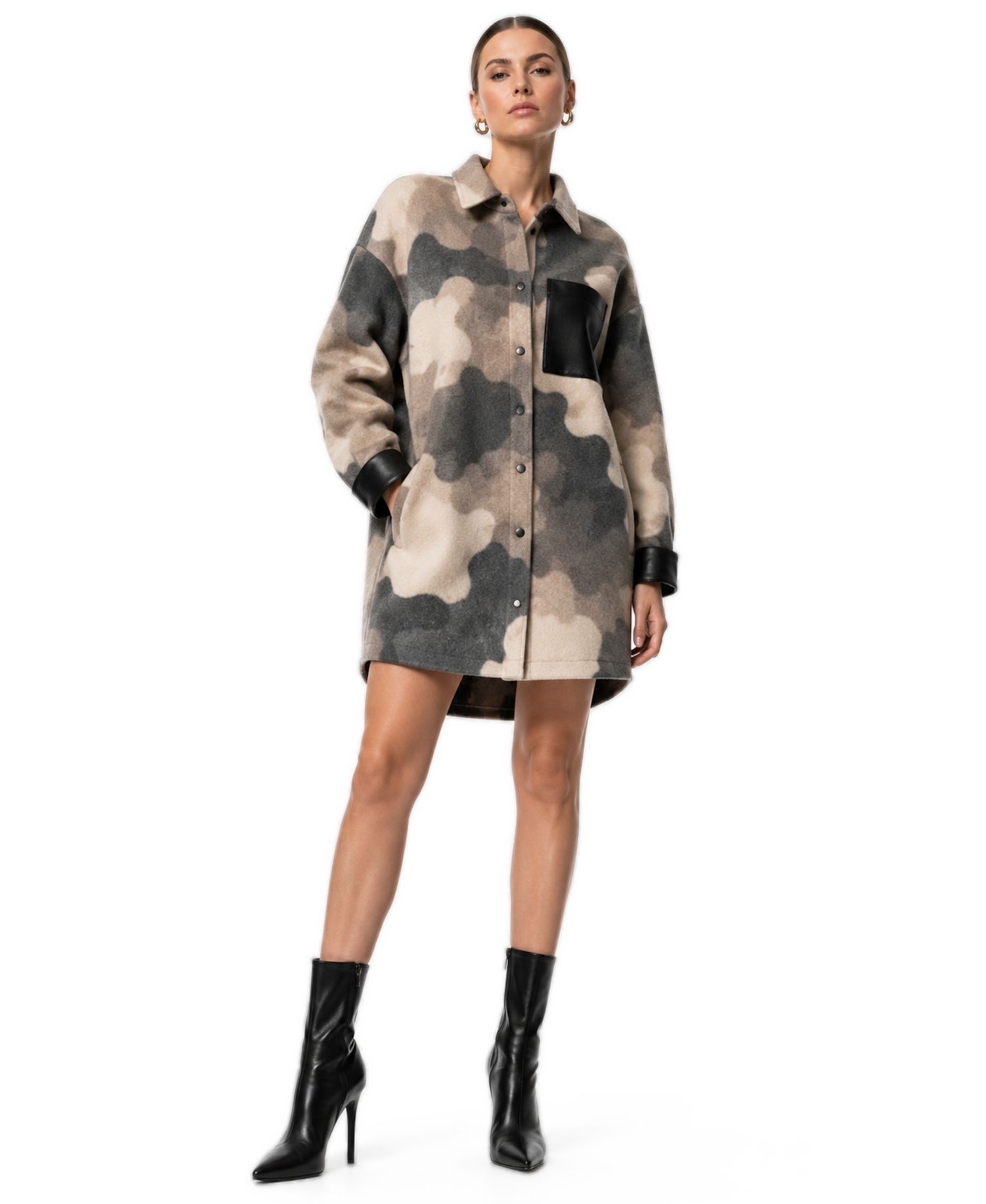 Women's CAMO COAT DRESS
