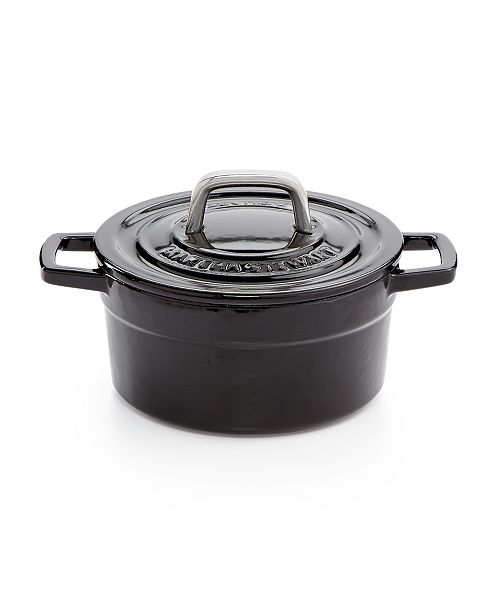 Martha Stewart Collection Heirloom Enameled Cast Iron 2 Qt. Round