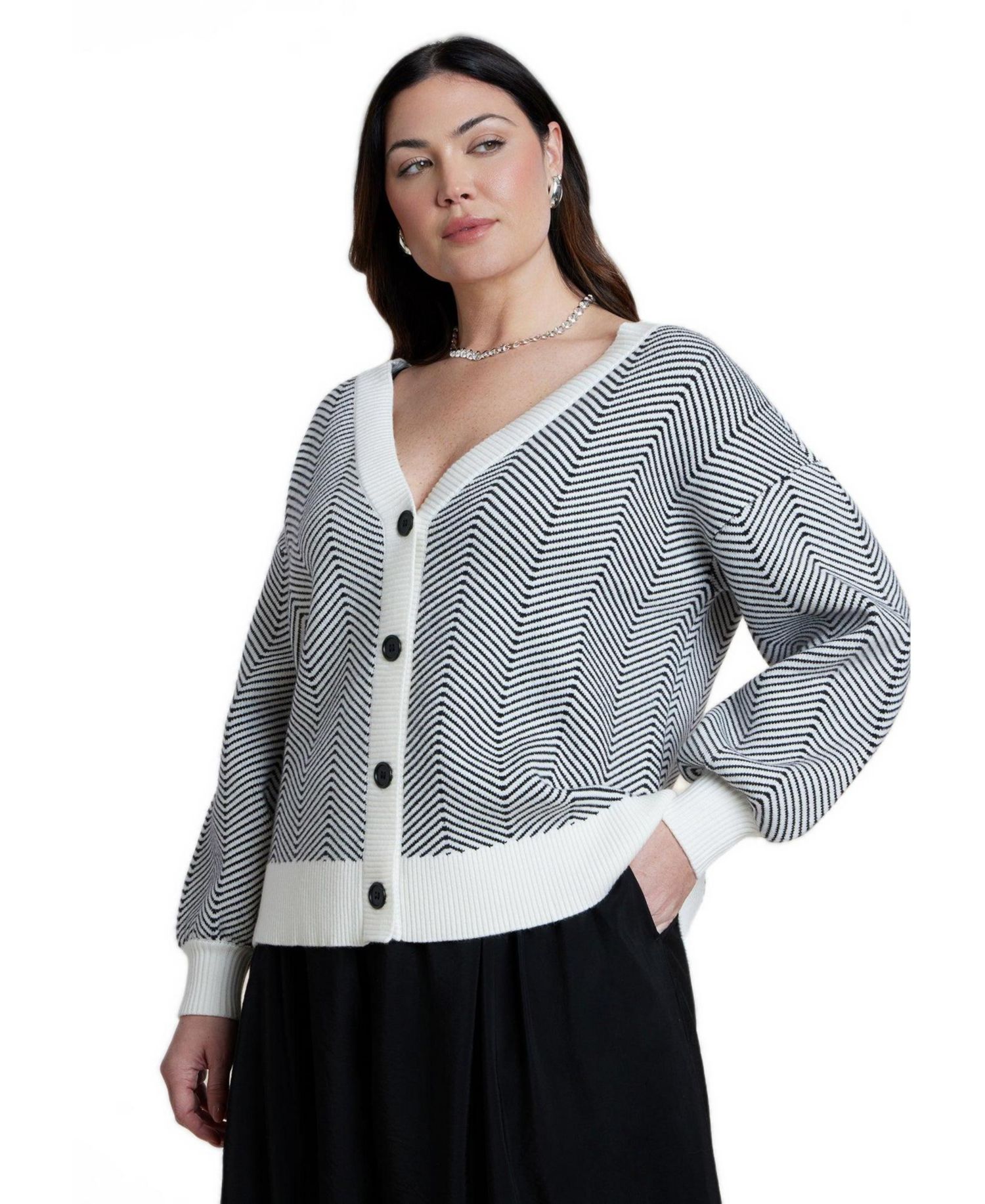 Women's Intarsia Cardigan