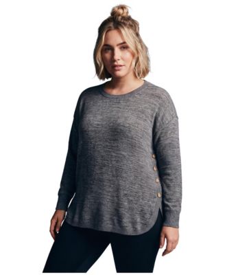 Women's Bec Button Detail Hacci Top