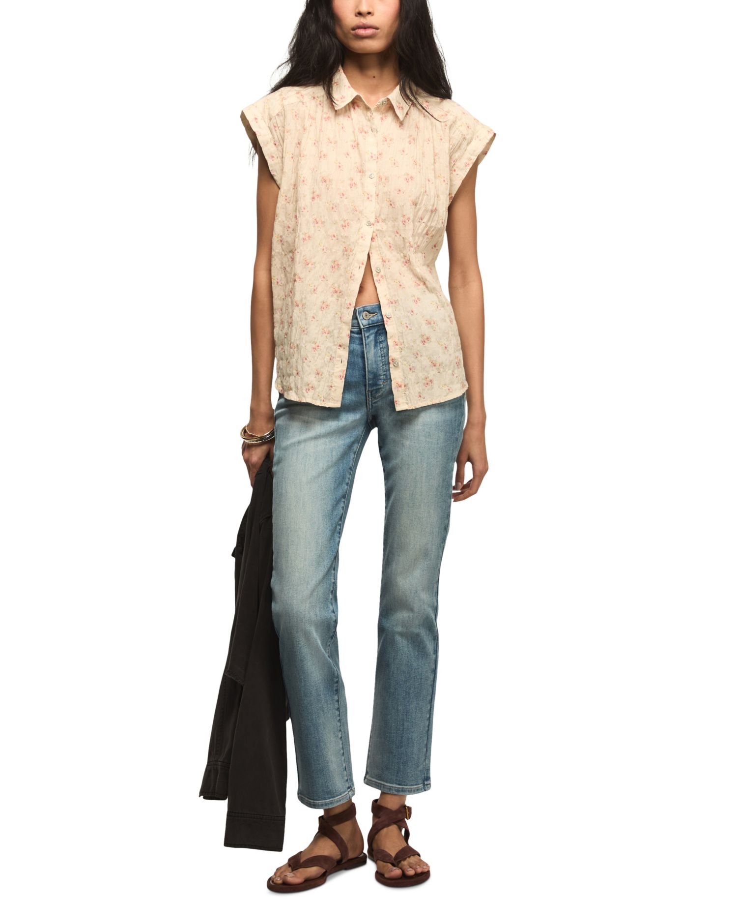 Women's Zoe High-Rise Straight-Leg Jeans