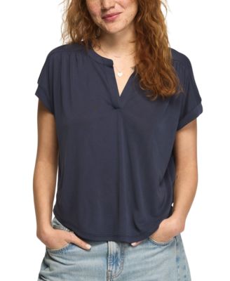 Women's Notch Neck Dolman T-Shirt
