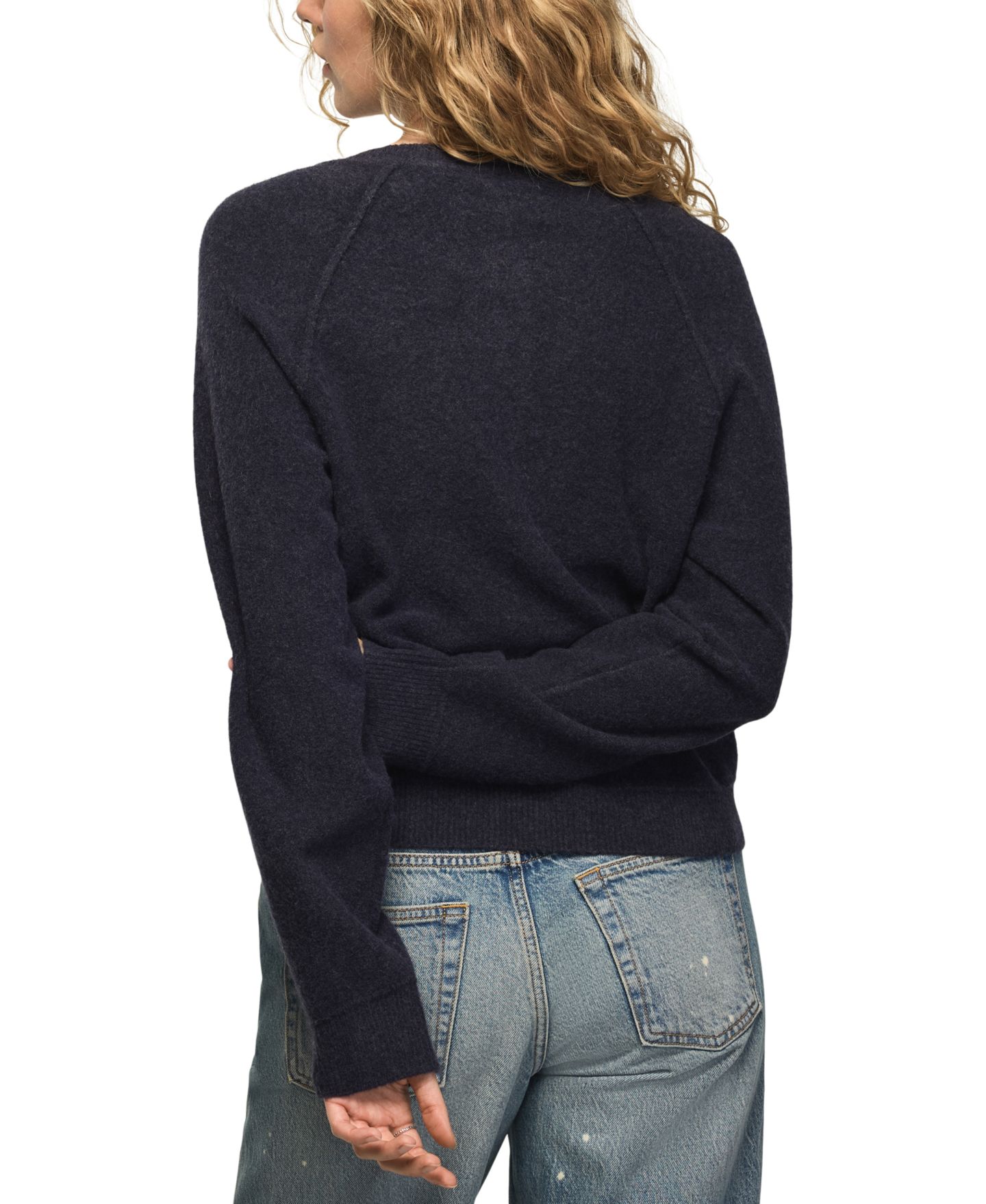Женский свитер Lucky Brand Cloud Soft Long-Sleeve Henley, цвет: Меланжевый — фото 4