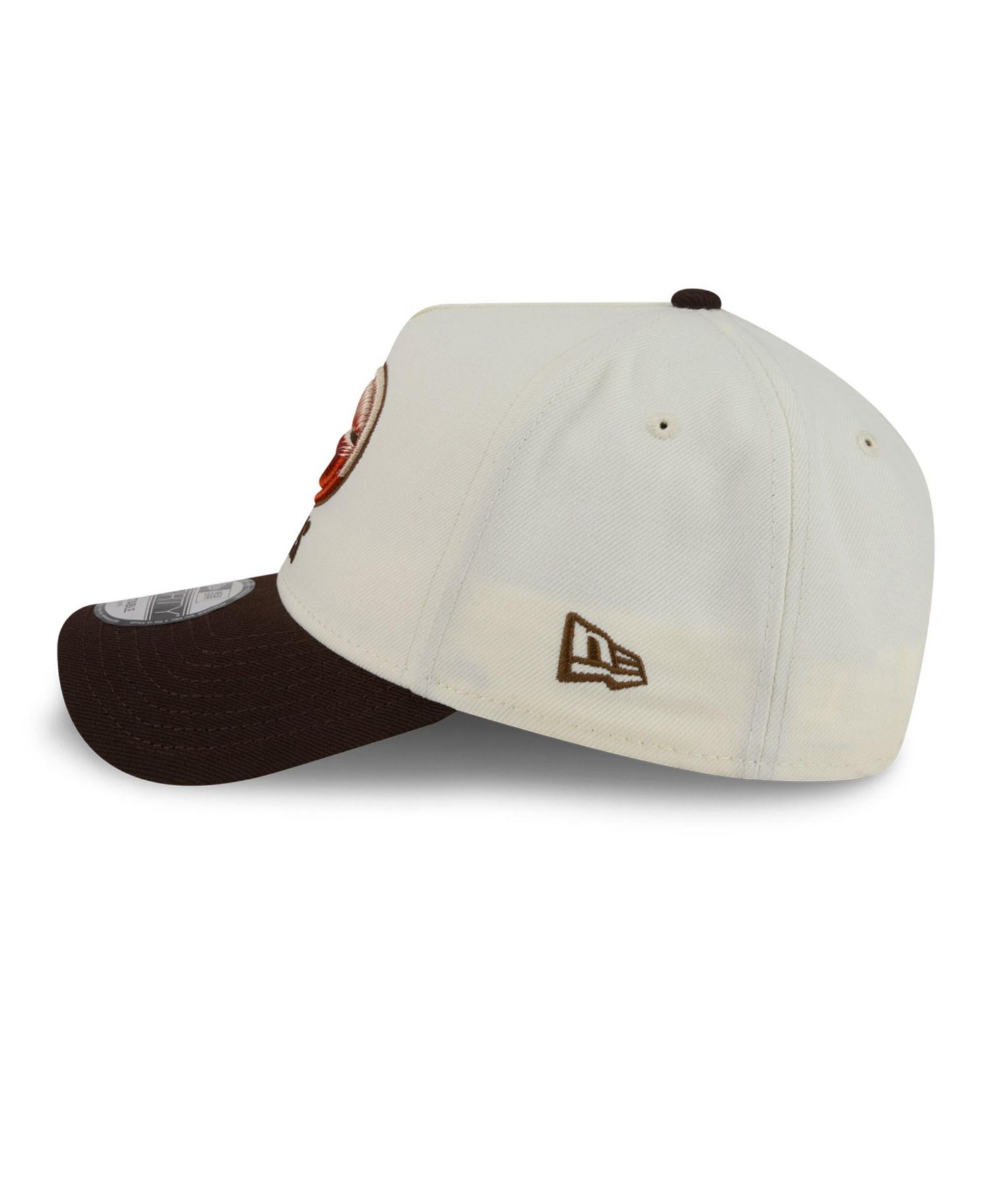 Men's Cream/Brown Green Bay Packers Pumpkin Spice A-Frame 9FORTY Adjustable Hat