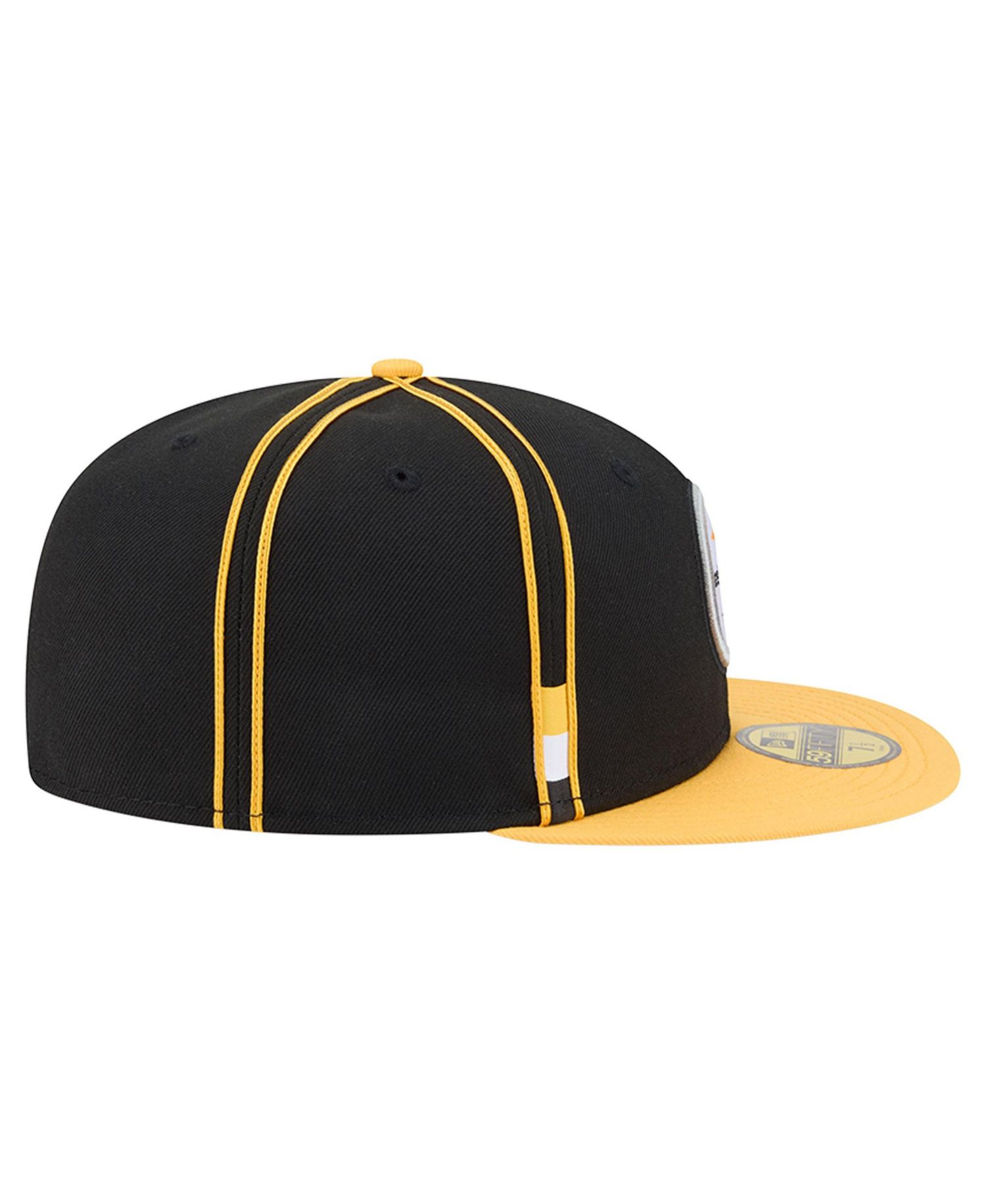 Men's Black Pittsburgh Steelers Soutache 59FIFTY Fitted Hat
