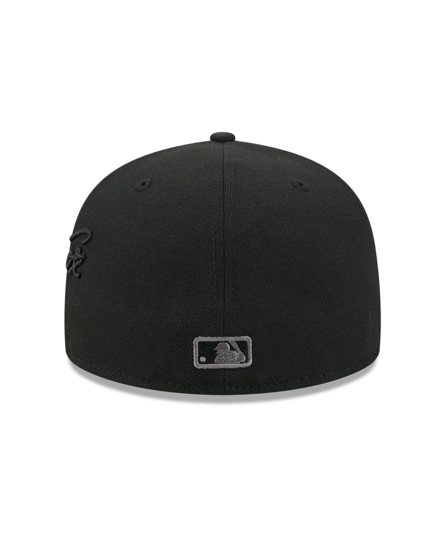 Men's Black Chicago White Sox Side Script 59FIFTY Fitted Hat