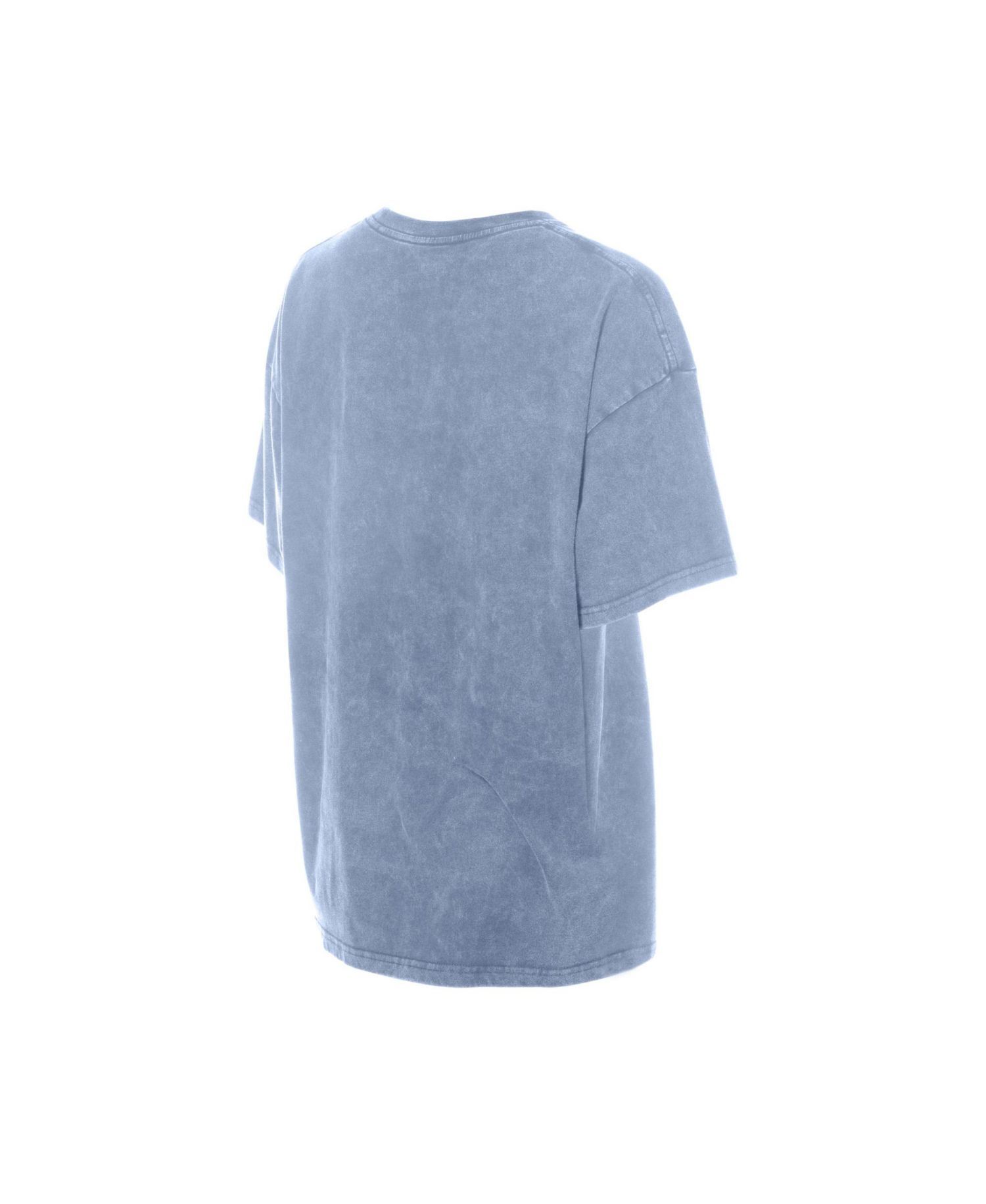 Women's Light Blue Philadelphia Phillies Throwback Mineral Wash Boyfriend T-Shirt