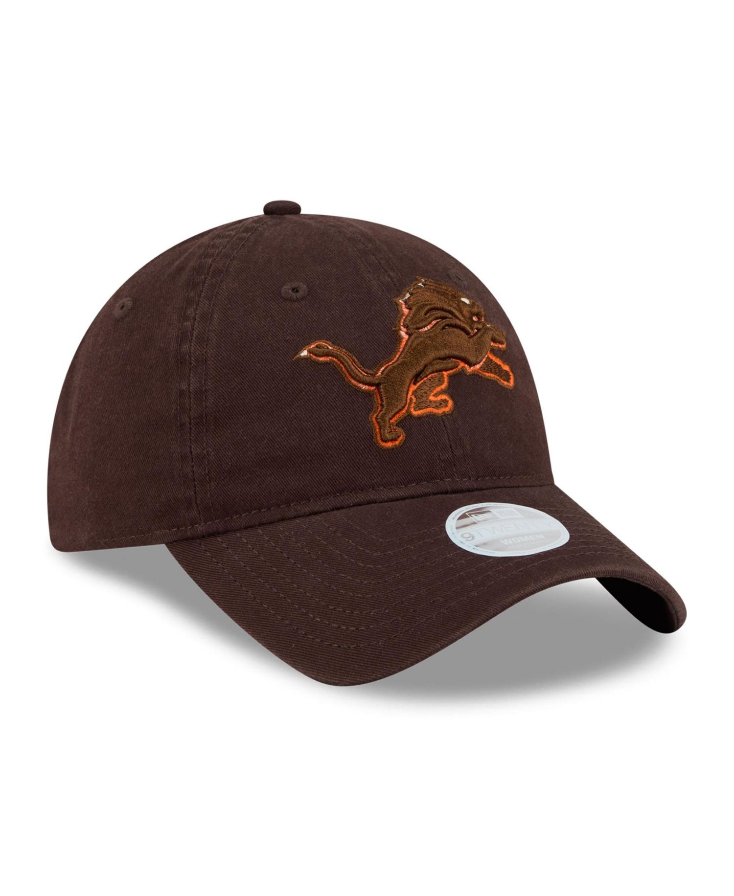 Women's Brown Detroit Lions Pumpkin Spice 9TWENTY Adjustable Hat